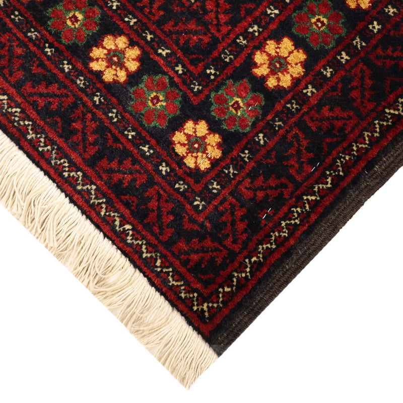 Runner Belutsch Rug - 207 x 106 cm - dark red