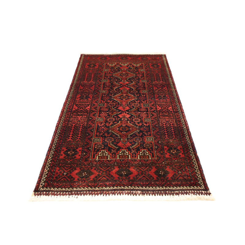 Runner Belutsch Rug - 190 x 99 cm - dark red