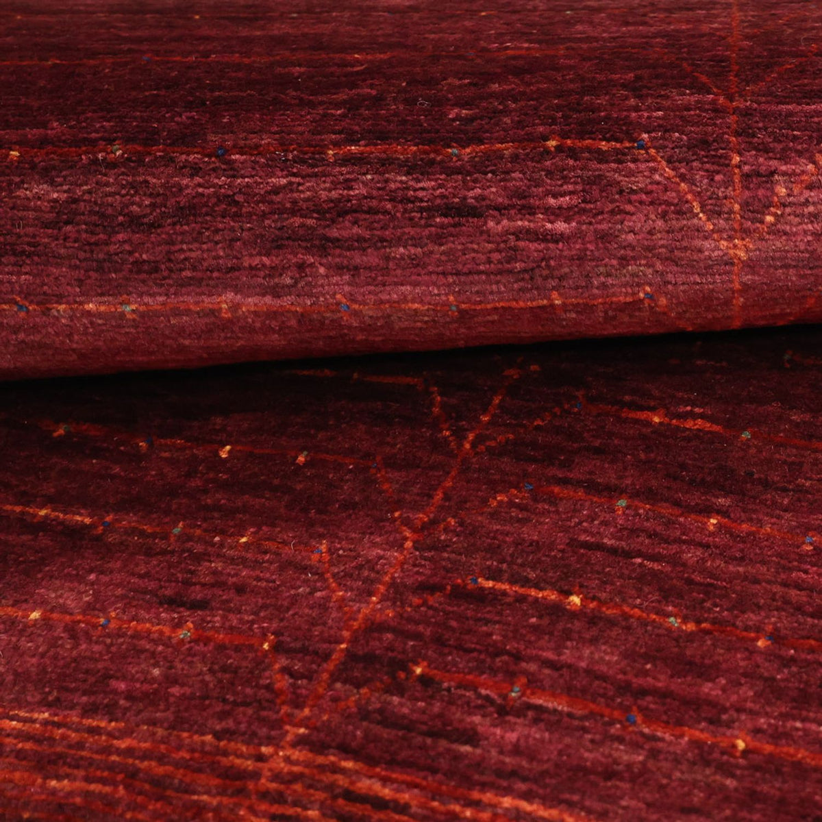 Gabbeh Rug - Kashkuli Perser - 130 x 81 cm - dark red