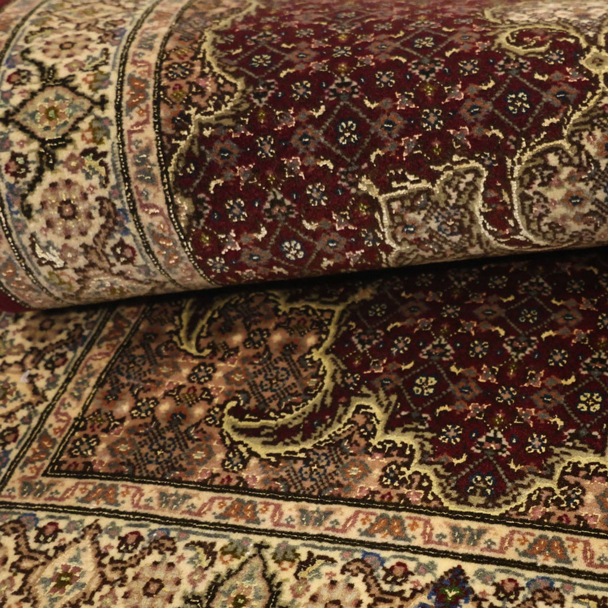 Perser Rug - Tabriz - Royal - 110 x 59 cm - dark beige