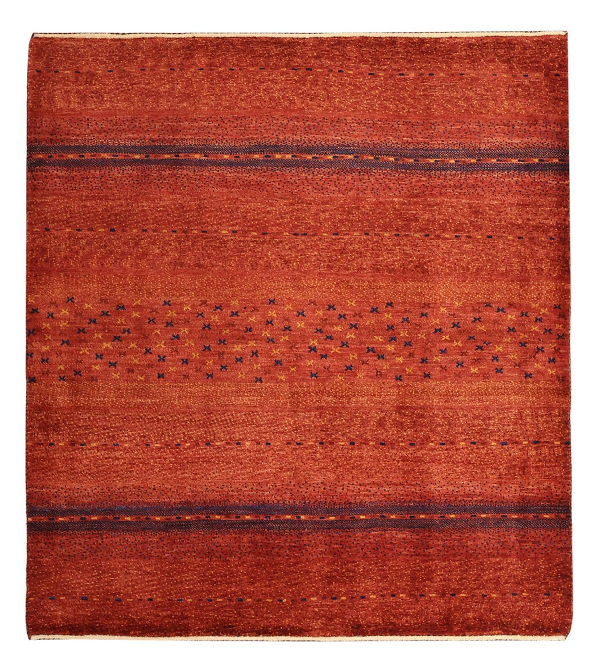 Gabbeh Rug - Kashkuli Perser square  - 116 x 102 cm - multicolored