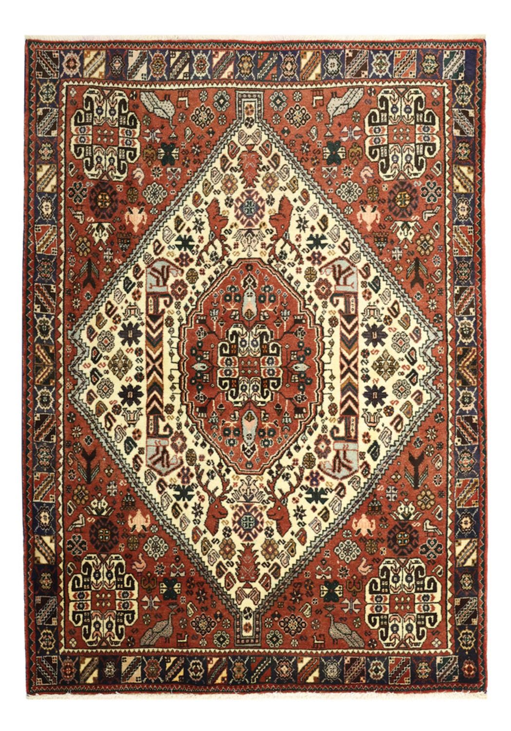 Perser Rug - Nomadic - 156 x 106 cm - multicolored