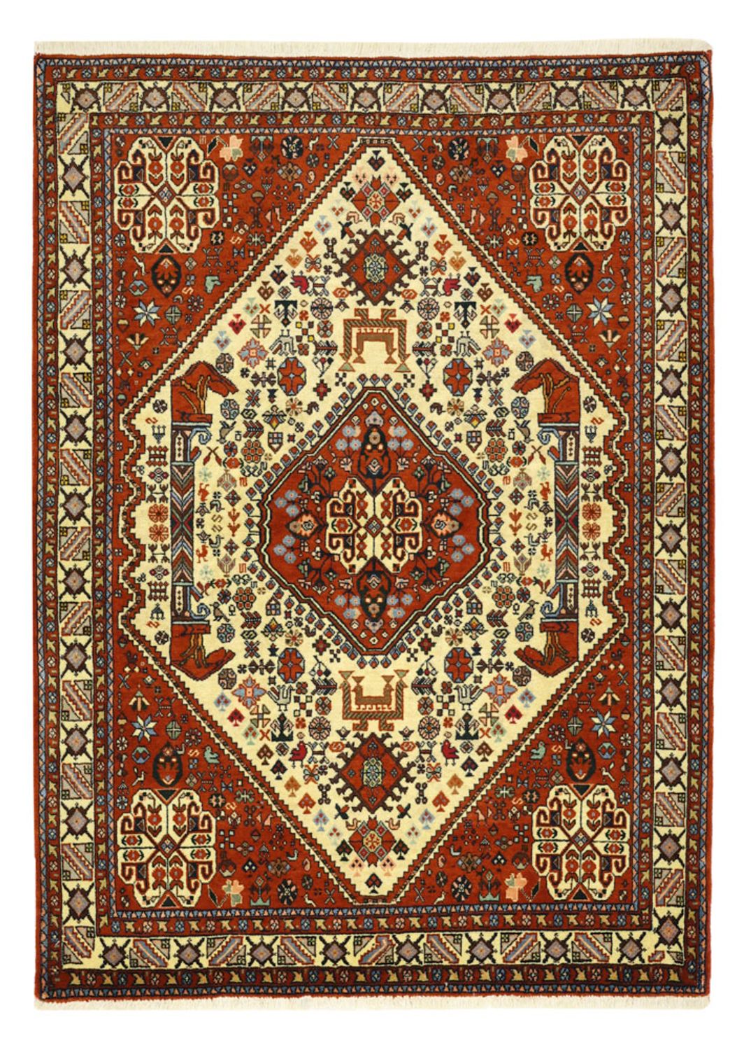 Perser Rug - Nomadic - 140 x 103 cm - cream