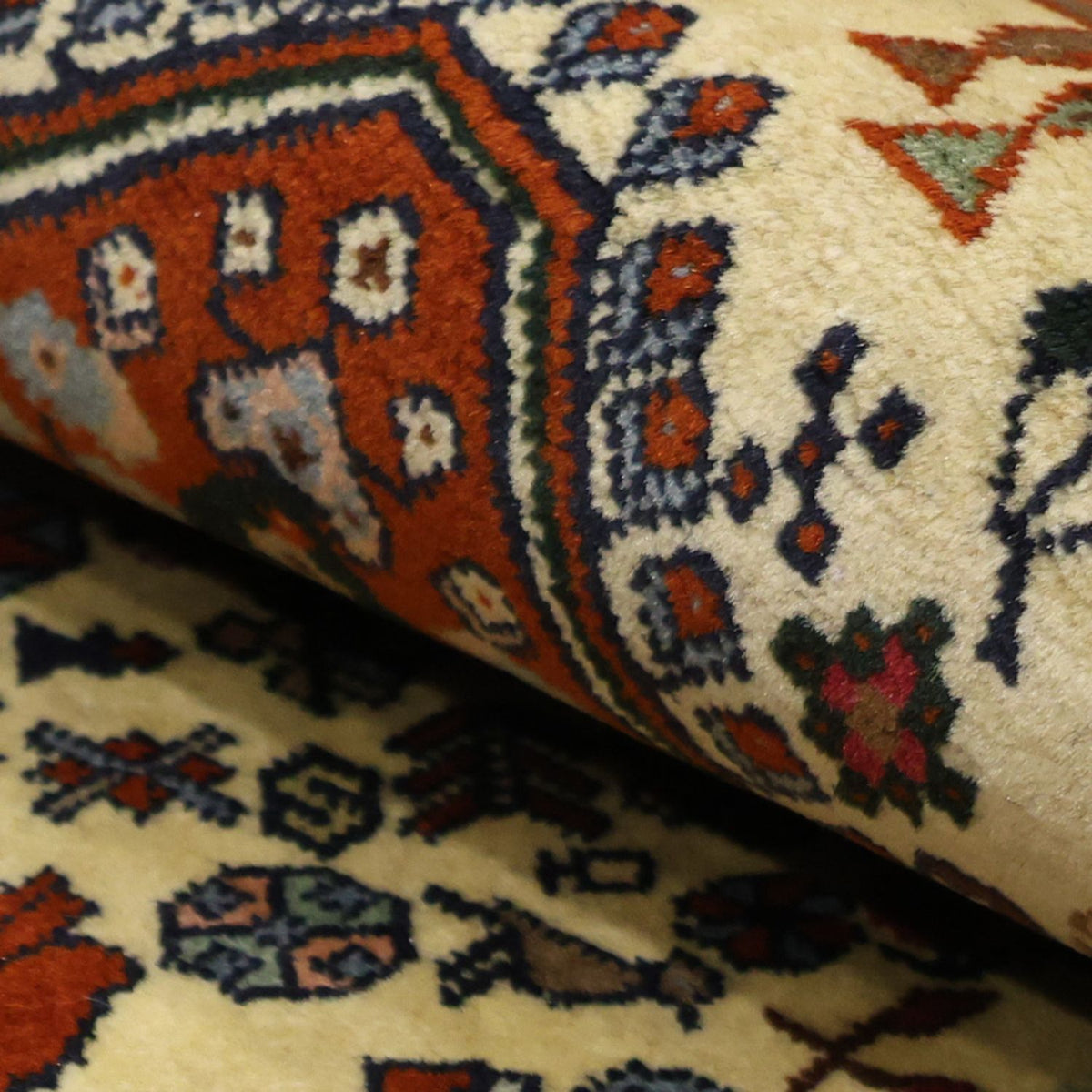 Perser Rug - Nomadic - 140 x 103 cm - cream