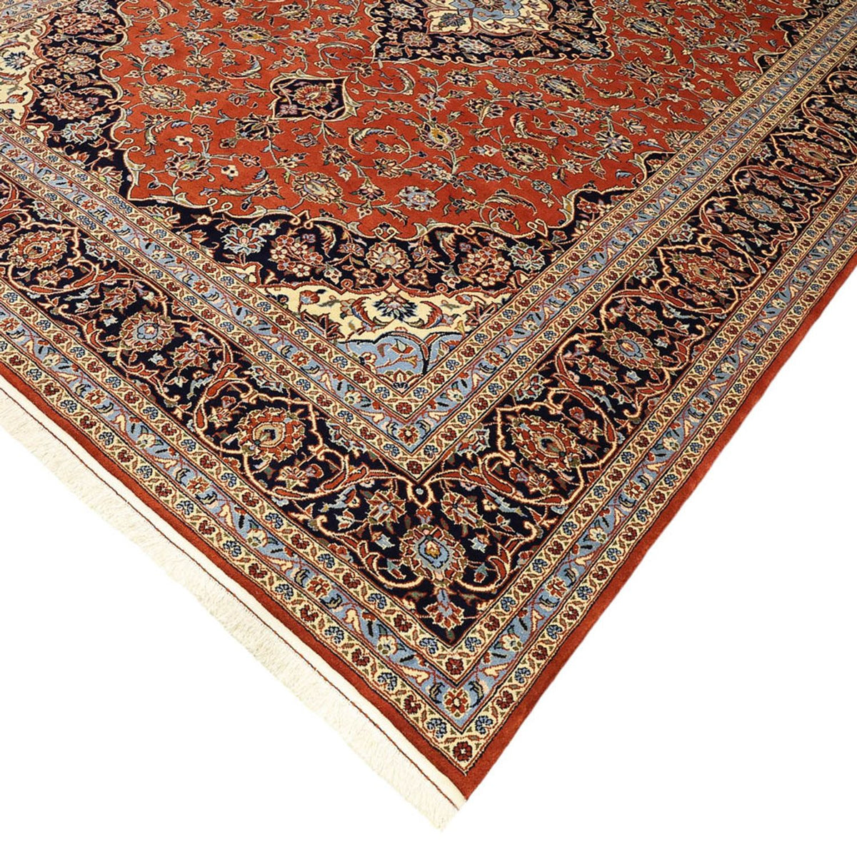 Perser Rug - Keshan - 352 x 244 cm - red