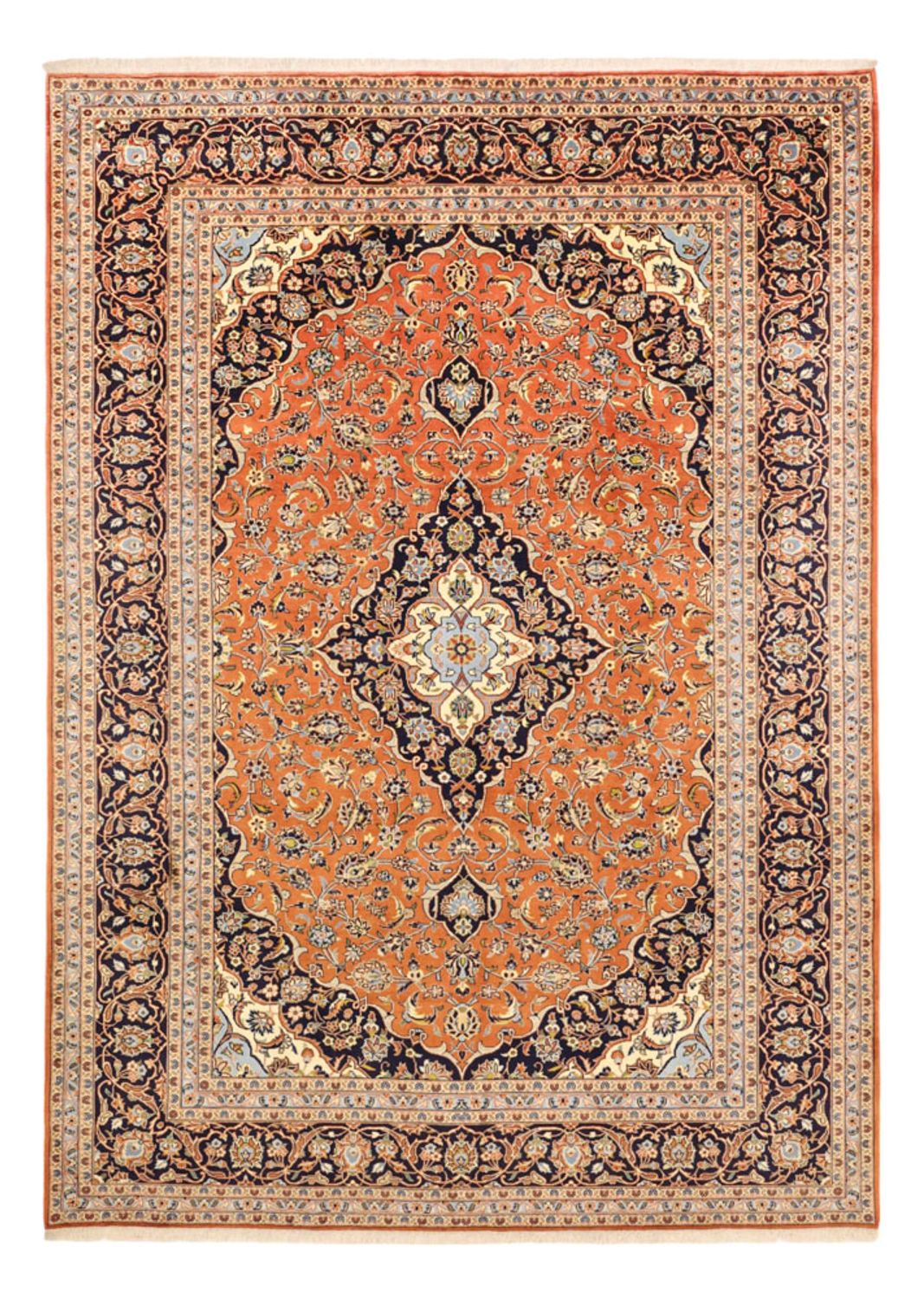 Perser Rug - Keshan - 347 x 251 cm - light red