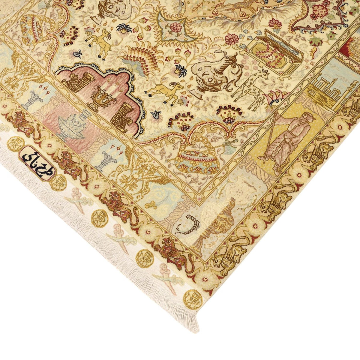 Perser Rug - Tabriz - Royal - Royal - 160 x 102 cm - sand