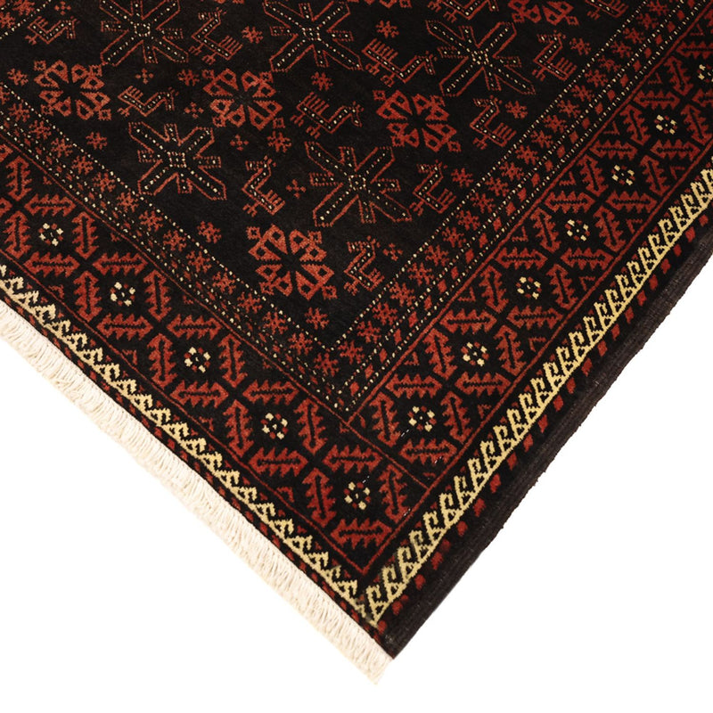 Runner Belutsch Rug - 197 x 105 cm - dark red