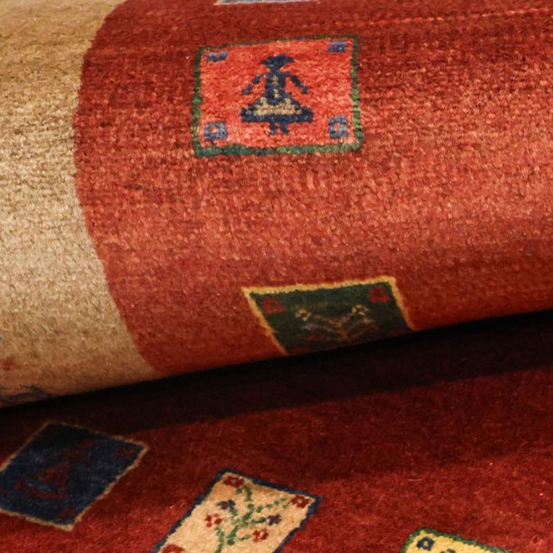 Gabbeh Rug - Kashkuli Perser - 184 x 121 cm - red