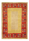 Loribaft Rug 108x158cm - Perserteppich Wollteppich - Rectangle / Multicolored / 108 x 158 cm Rectangle