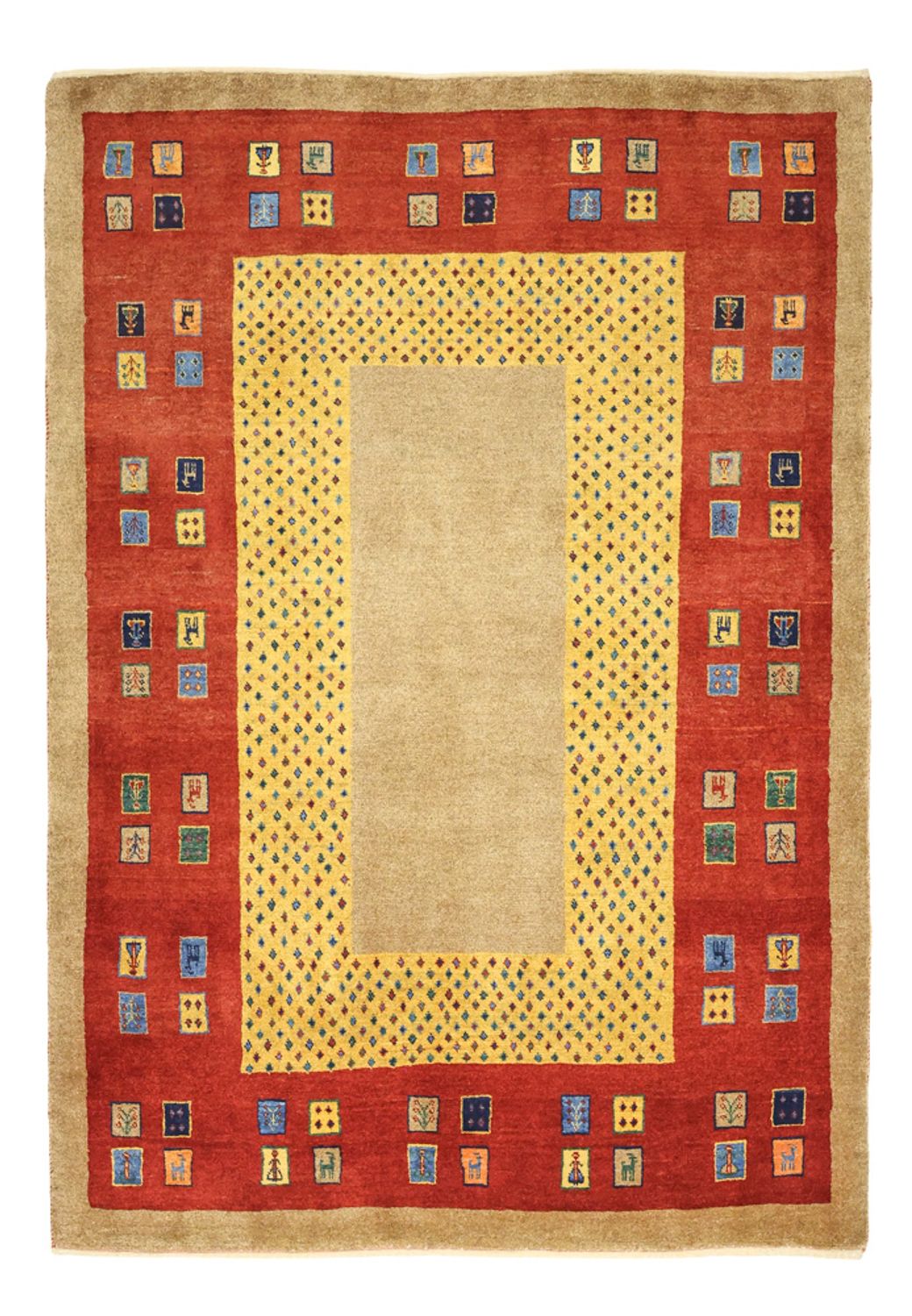 Gabbeh Rug - Loribaft Perser - 158 x 108 cm - multicolored