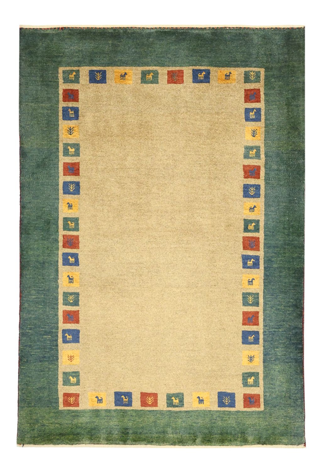 Gabbeh Rug - Loribaft Perser - 128 x 86 cm - multicolored