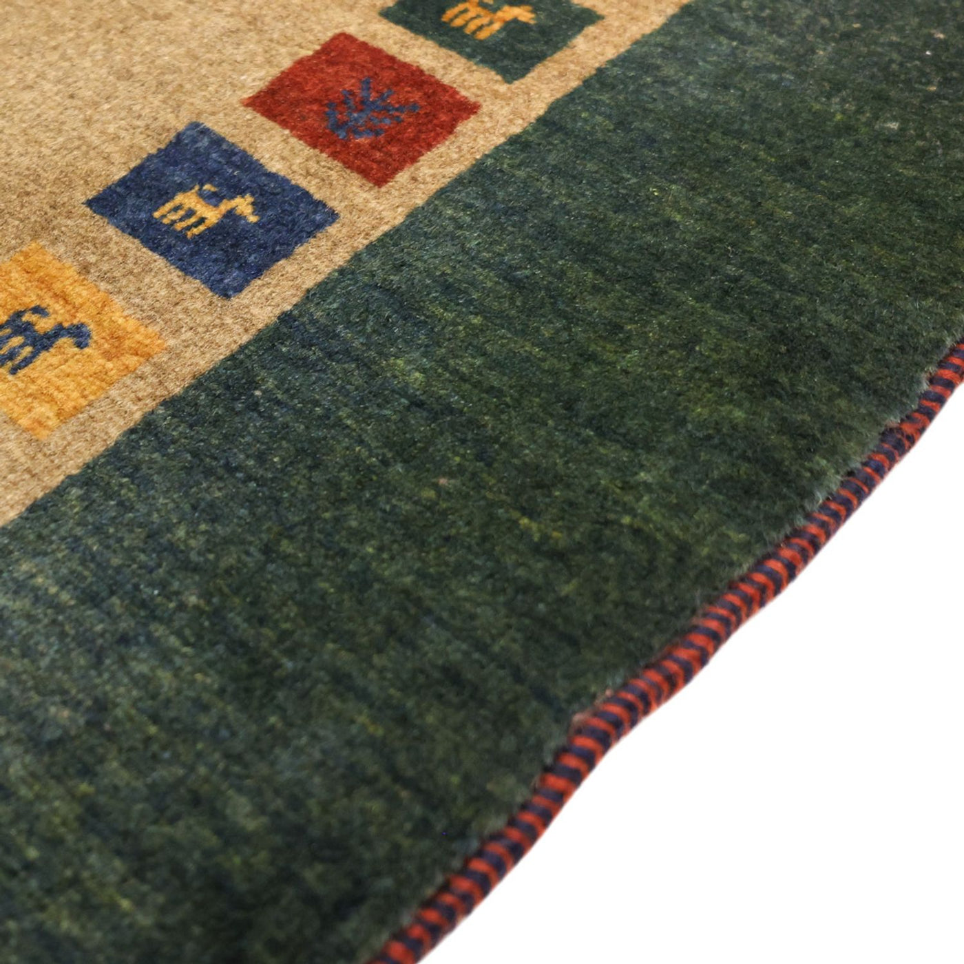 Loribaft Rug 128x86cm - Perserteppich Wollteppich
