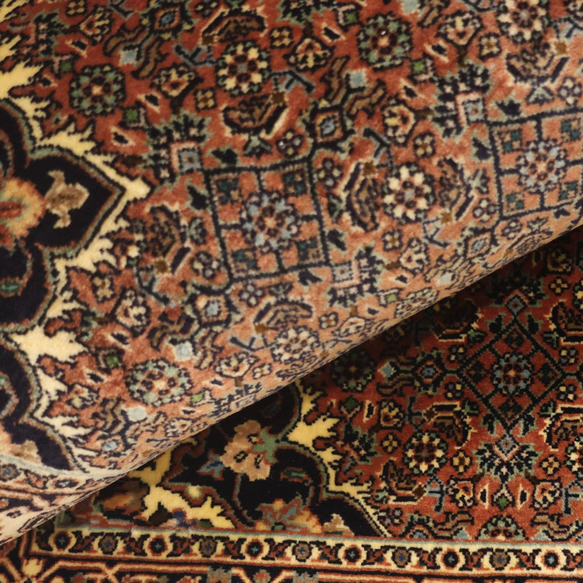 Perser Rug - Bidjar - 133 x 73 cm - dark beige