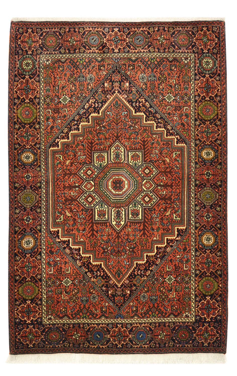 Perser Rug - Nomadic - 156 x 103 cm - terracotta
