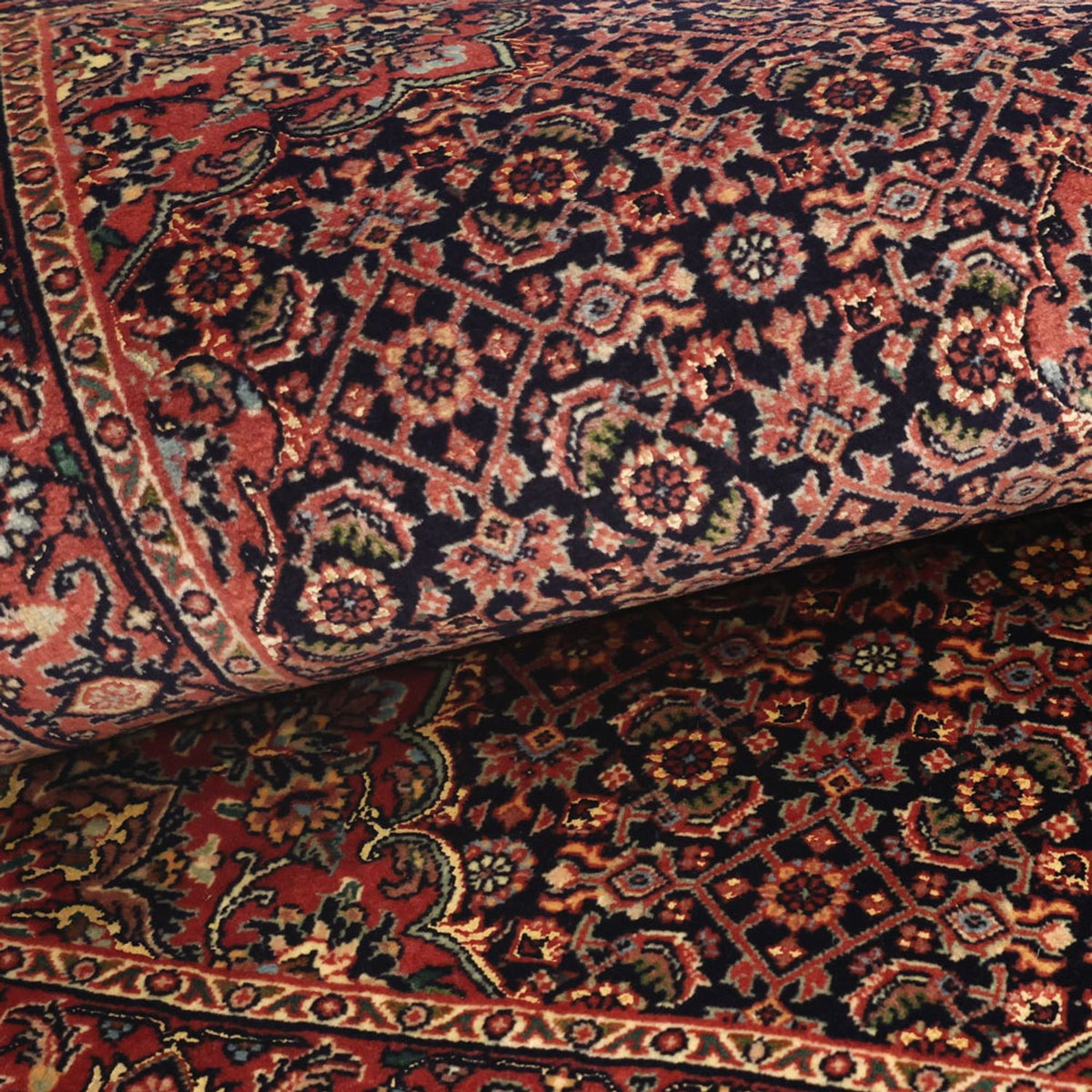 Perser Rug - Bidjar - 131 x 79 cm - dark red