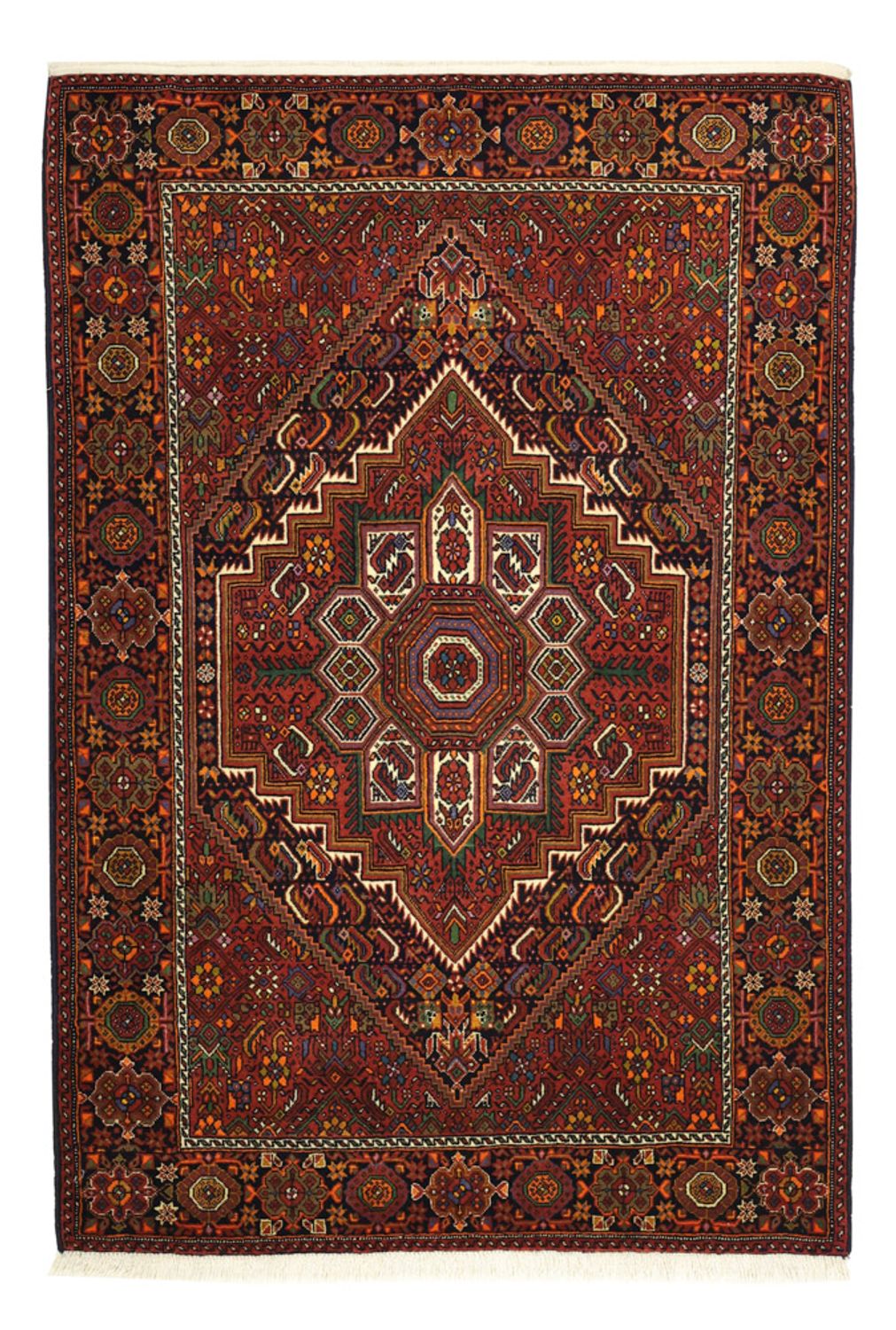 Perser Rug - Nomadic - 150 x 100 cm - dark red