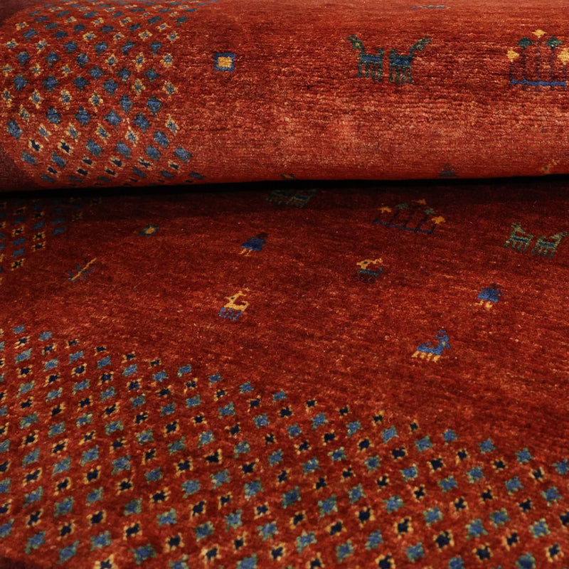 Gabbeh Rug - Kashkuli Perser - 157 x 104 cm - red