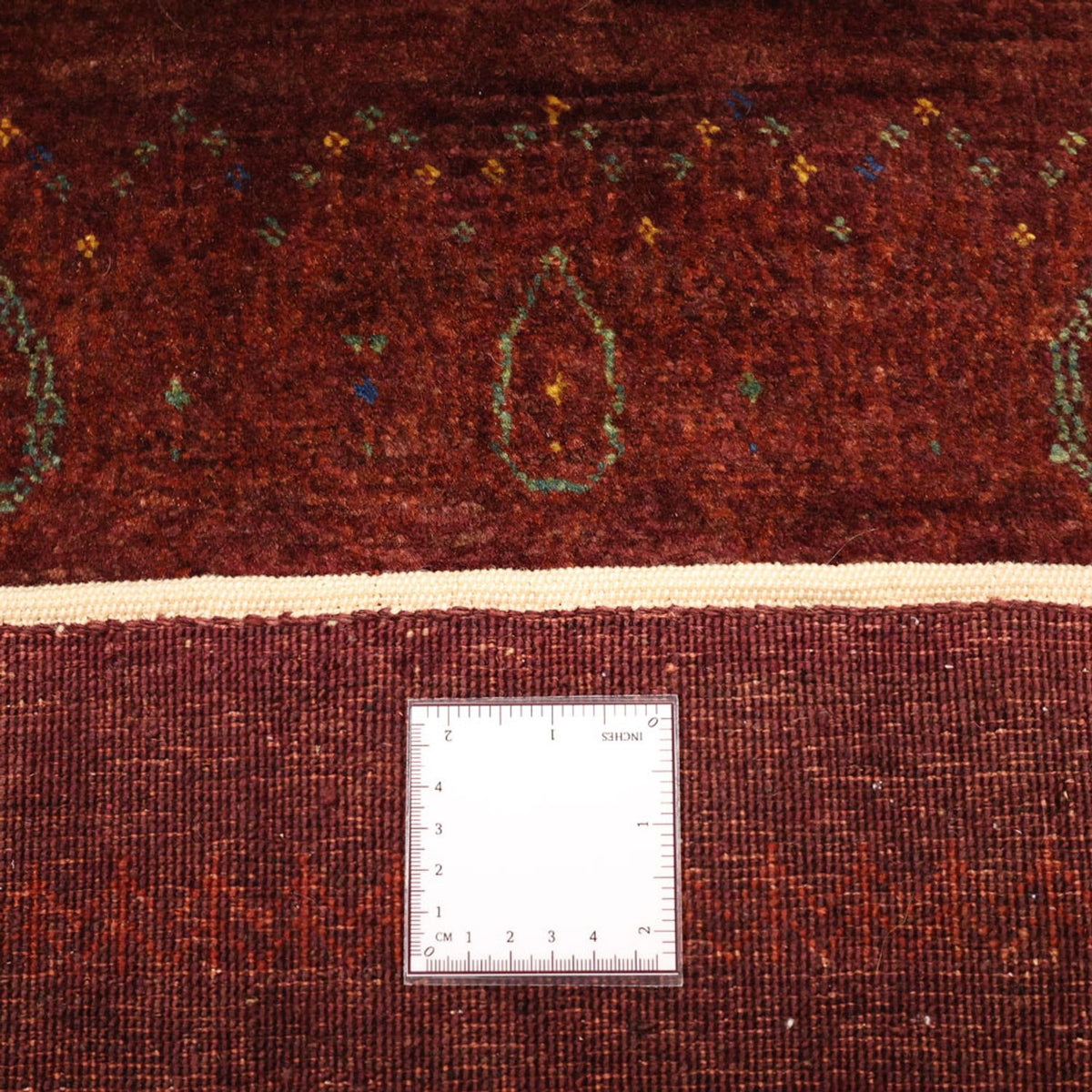Gabbeh Rug - Kashkuli Perser - 155 x 80 cm - dark red