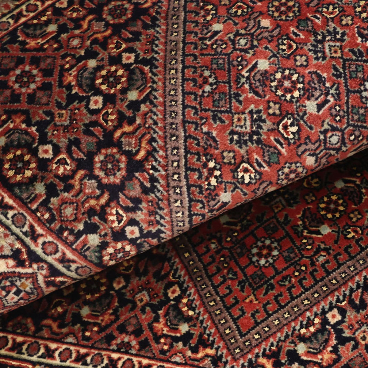 Perser Rug - Bidjar - 136 x 70 cm - dark red