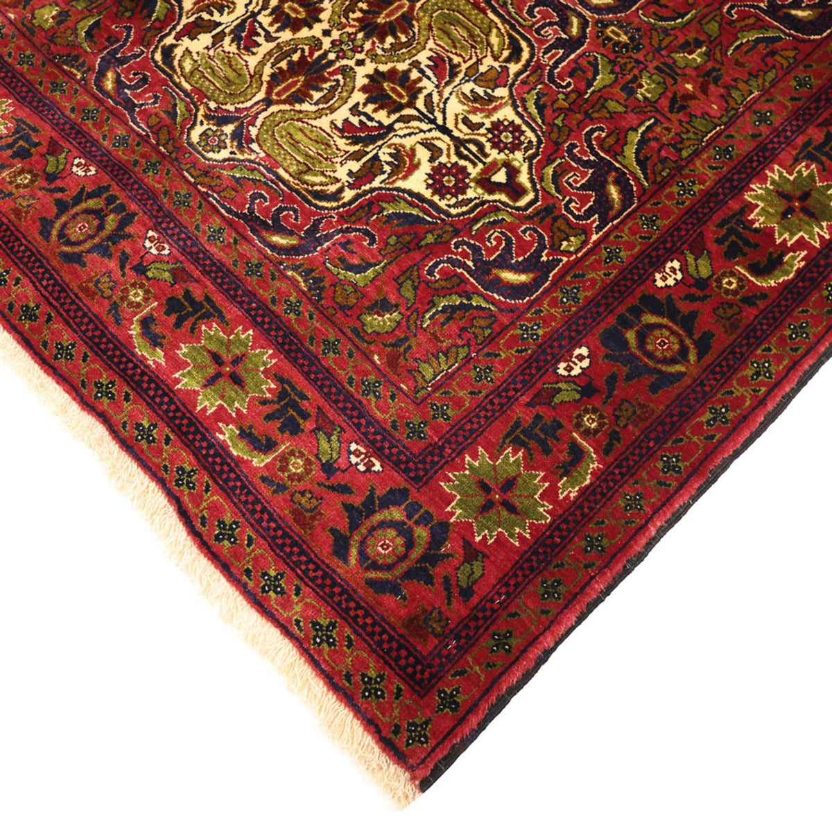 Runner Belutsch Rug - 223 x 128 cm - dark red