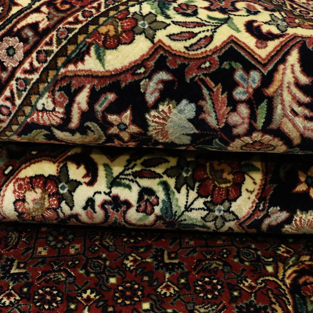 Perser Rug - Bidjar - Royal - 194 x 153 cm - dark red