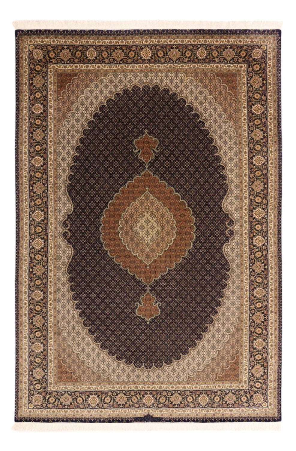 Perser Rug - Tabriz - 299 x 204 cm - dark beige