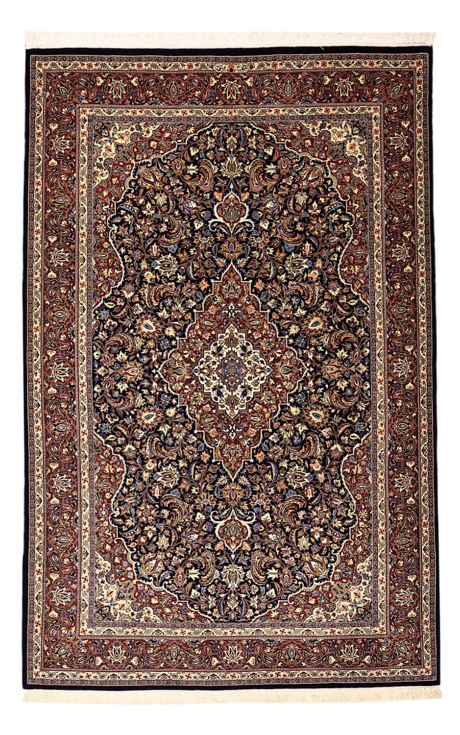Perser Rug - Keshan - 203 x 132 cm - dark blue