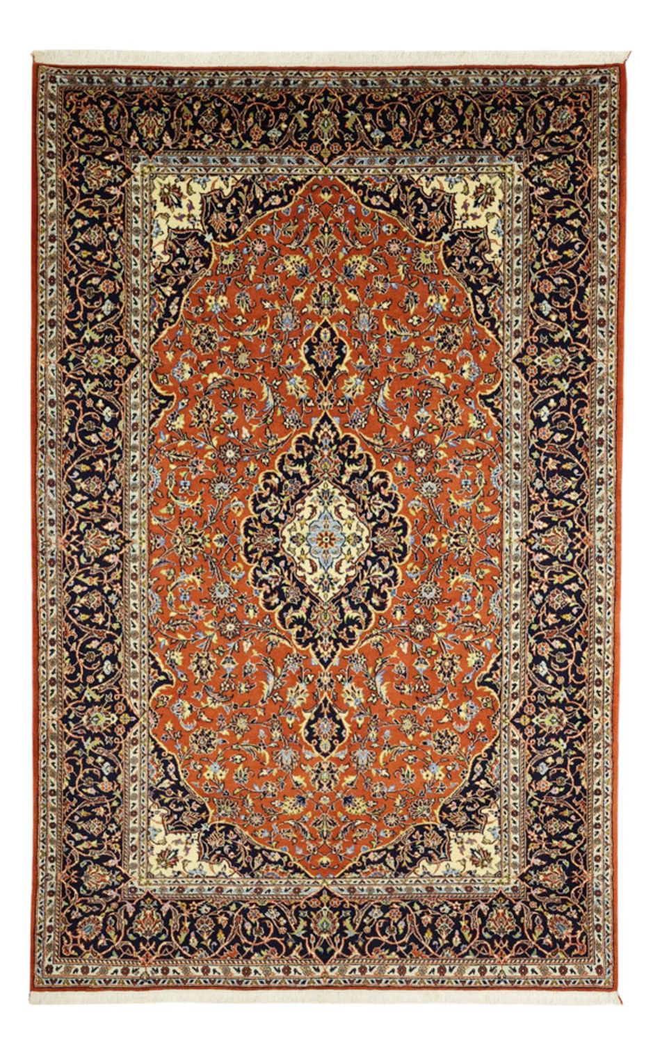 Perser Rug - Keshan - 215 x 138 cm - terracotta