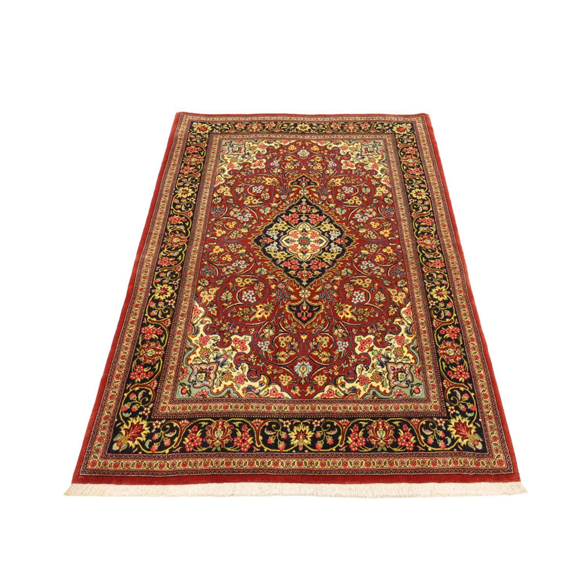Perser Rug - Ghom - 158 x 114 cm - red