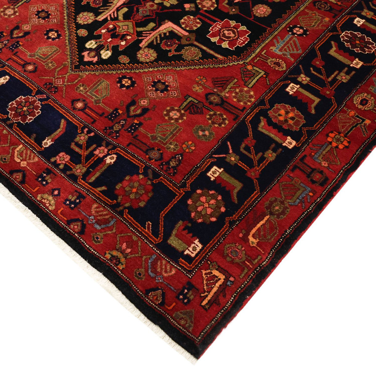 Perser Rug - Nomadic - 294 x 174 cm - red