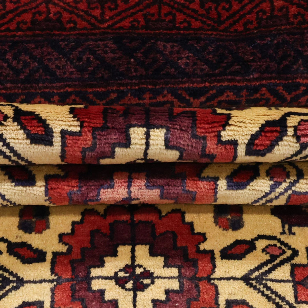 Runner Belutsch Rug - 212 x 97 cm - light green