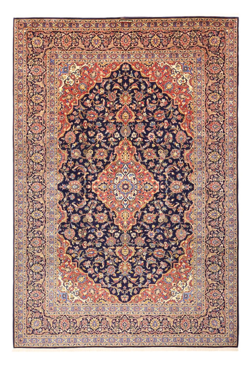 Perser Rug - Keshan - 321 x 221 cm - dark blue