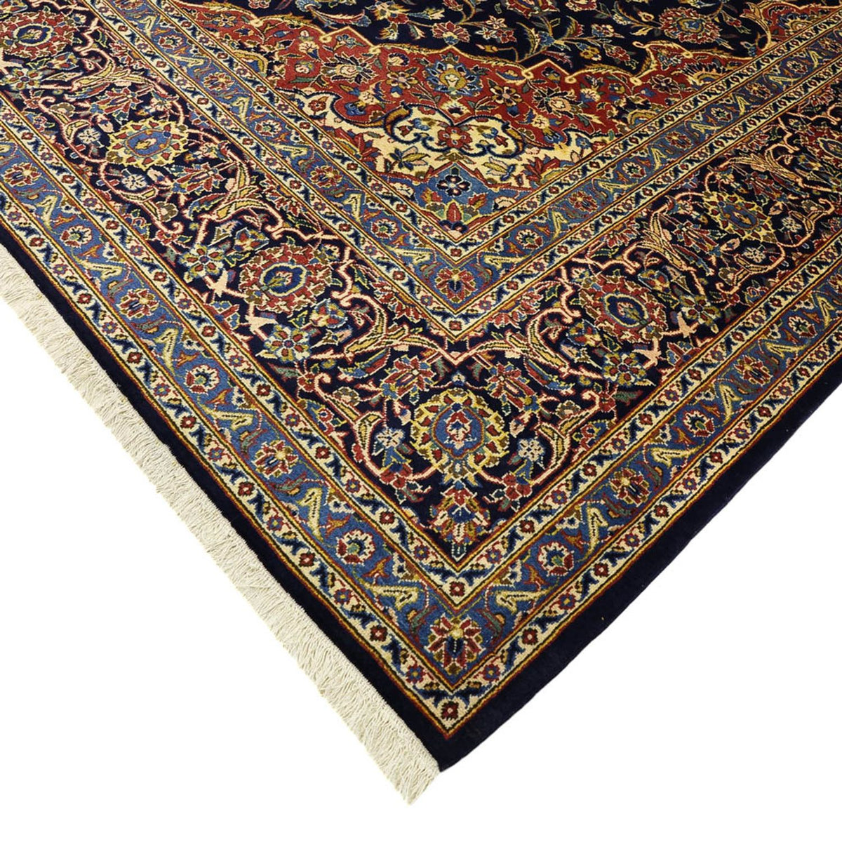 Perser Rug - Keshan - 321 x 221 cm - dark blue