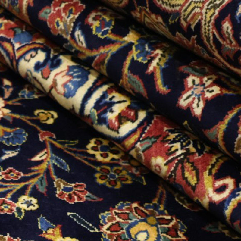 Perser Rug - Keshan - 321 x 221 cm - dark blue