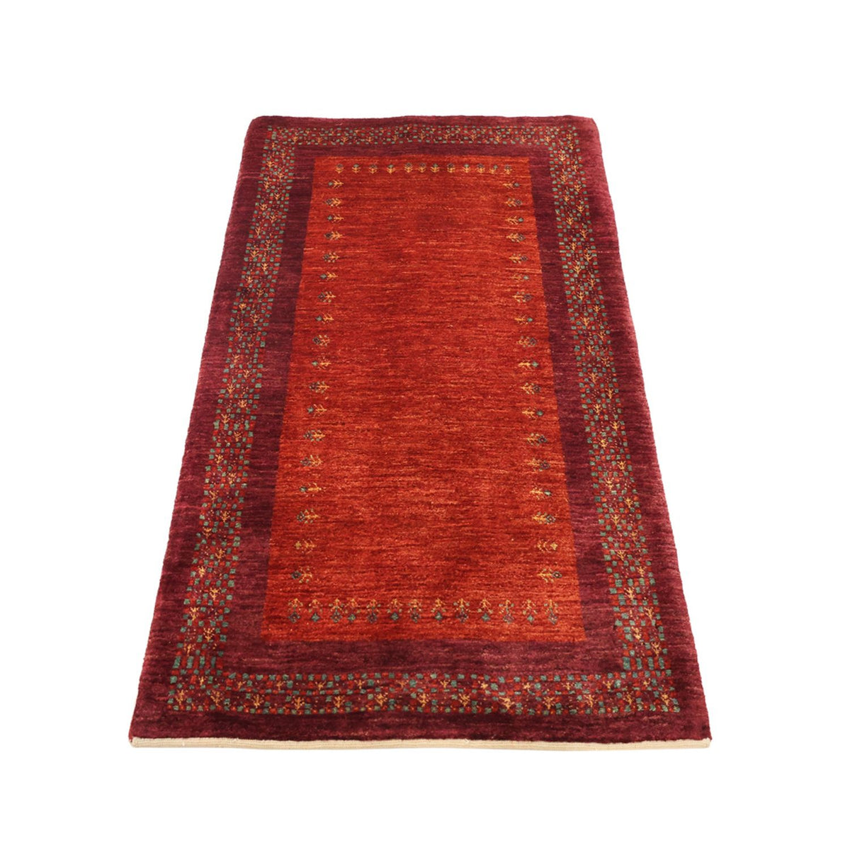 Gabbeh Rug - Kashkuli Perser - 145 x 78 cm - dark red
