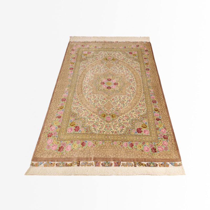 Perser Rug - Ghom - Royal - 165 x 101 cm - light beige