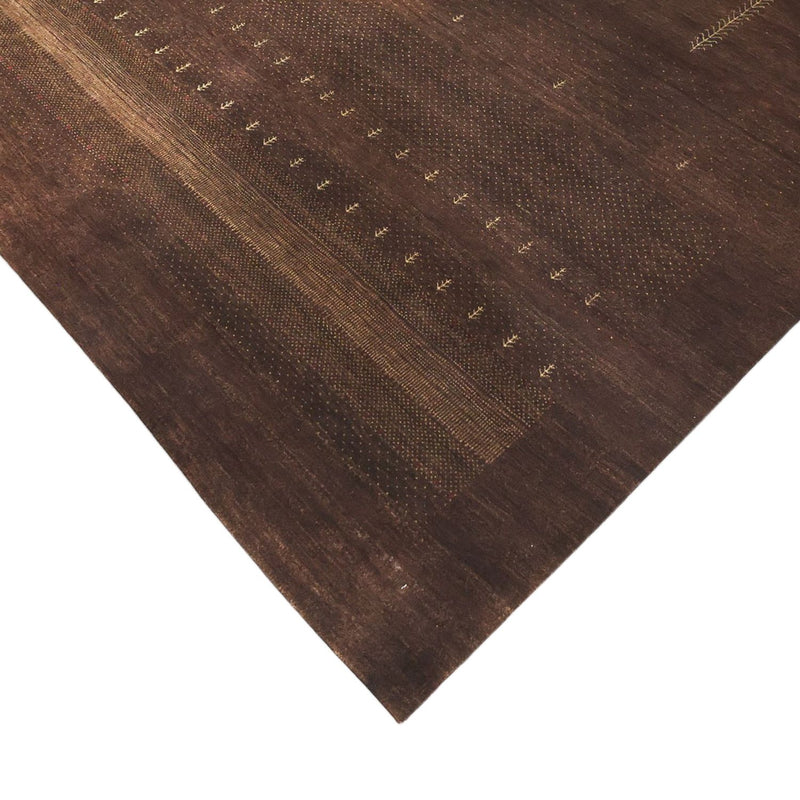 Gabbeh Rug - Loribaft Indus - 247 x 173 cm - dark red