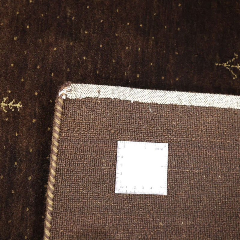 Gabbeh Rug - Loribaft Indus - 247 x 173 cm - dark red