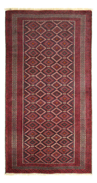 Runner Belutsch Rug - 190 x 103 cm - dark red