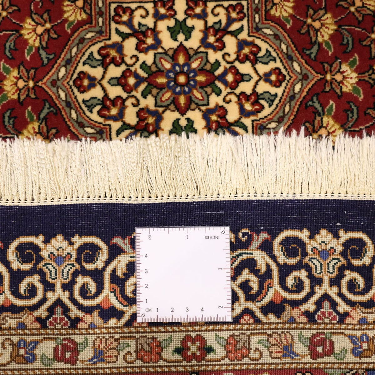 Perser Rug - Ghom - 154 x 100 cm - dark beige