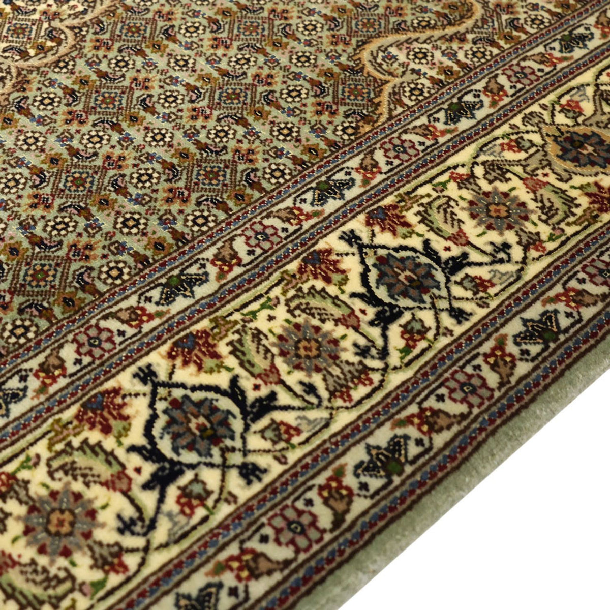 Perser Rug - Tabriz - Royal - 151 x 100 cm - olive green