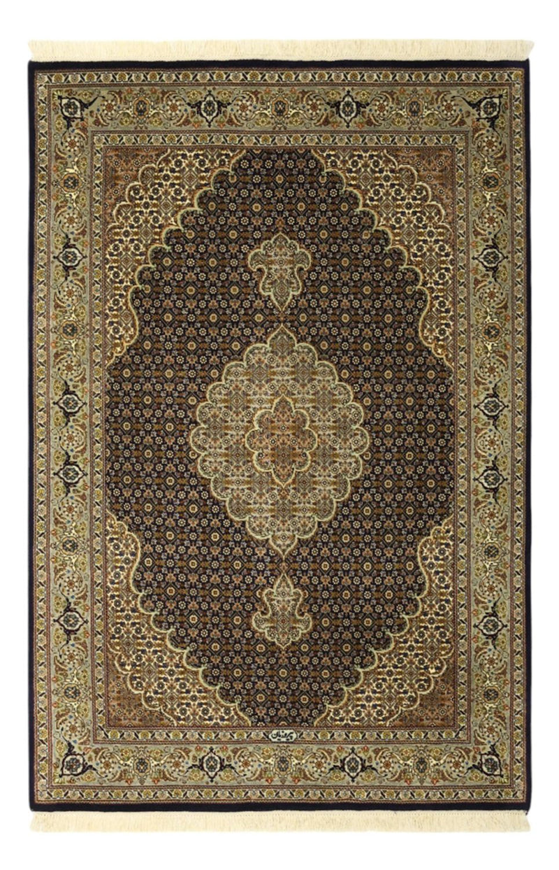 Perser Rug - Tabriz - Royal - Silk Warp - 149 x 100 cm - dark beige