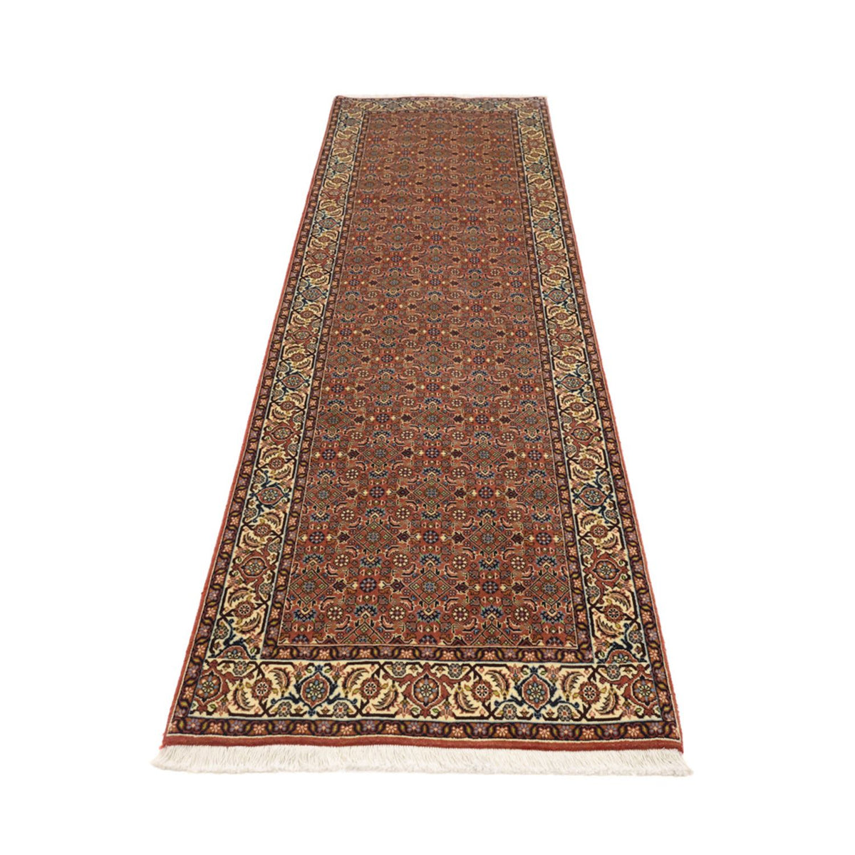 Runner Perser Rug - Bidjar - 293 x 88 cm - terracotta