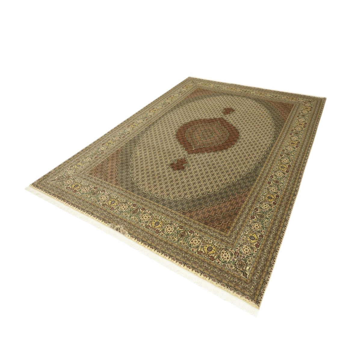 Perser Rug - Tabriz - Royal - Royal - 348 x 248 cm - light beige