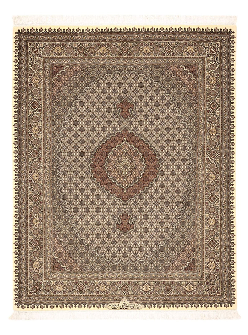 Perser Rug - Tabriz - Royal - Royal - 197 x 154 cm - dark beige