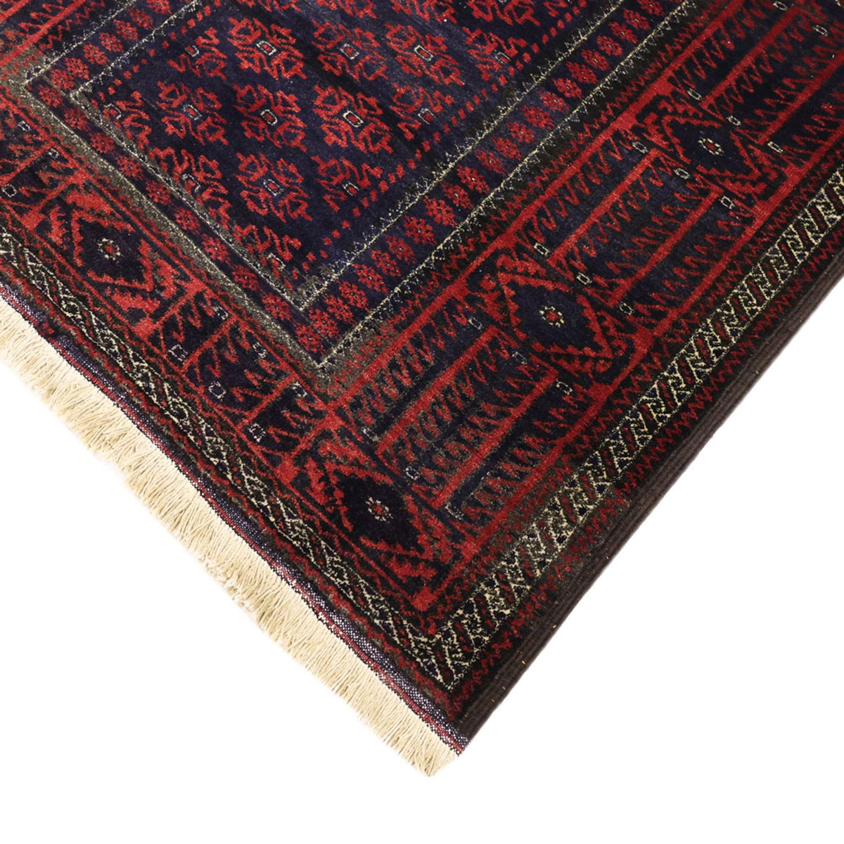 Runner Belutsch Rug - 188 x 99 cm - dark red