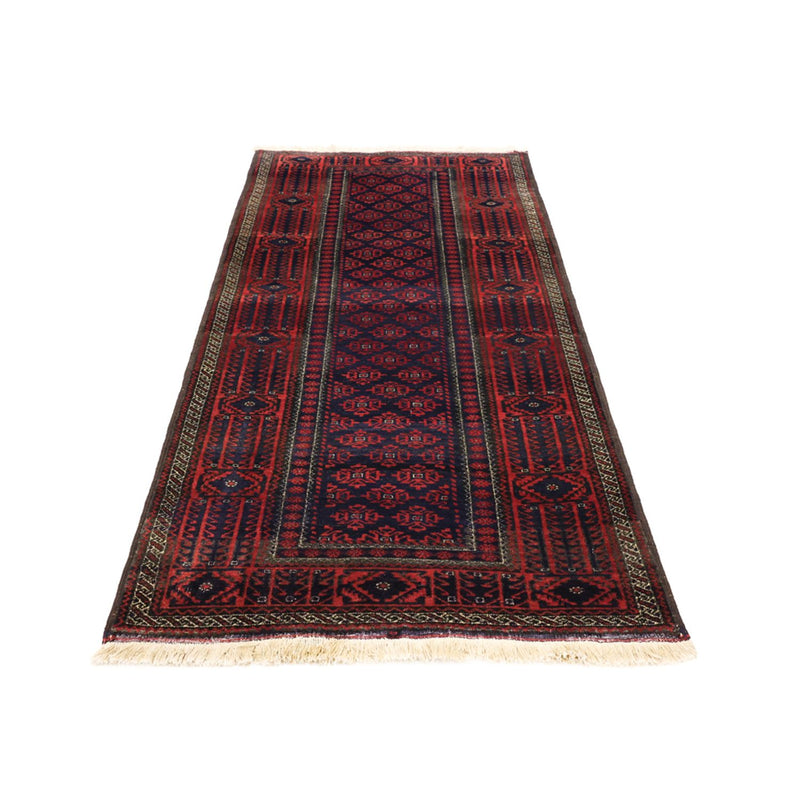 Runner Belutsch Rug - 188 x 99 cm - dark red