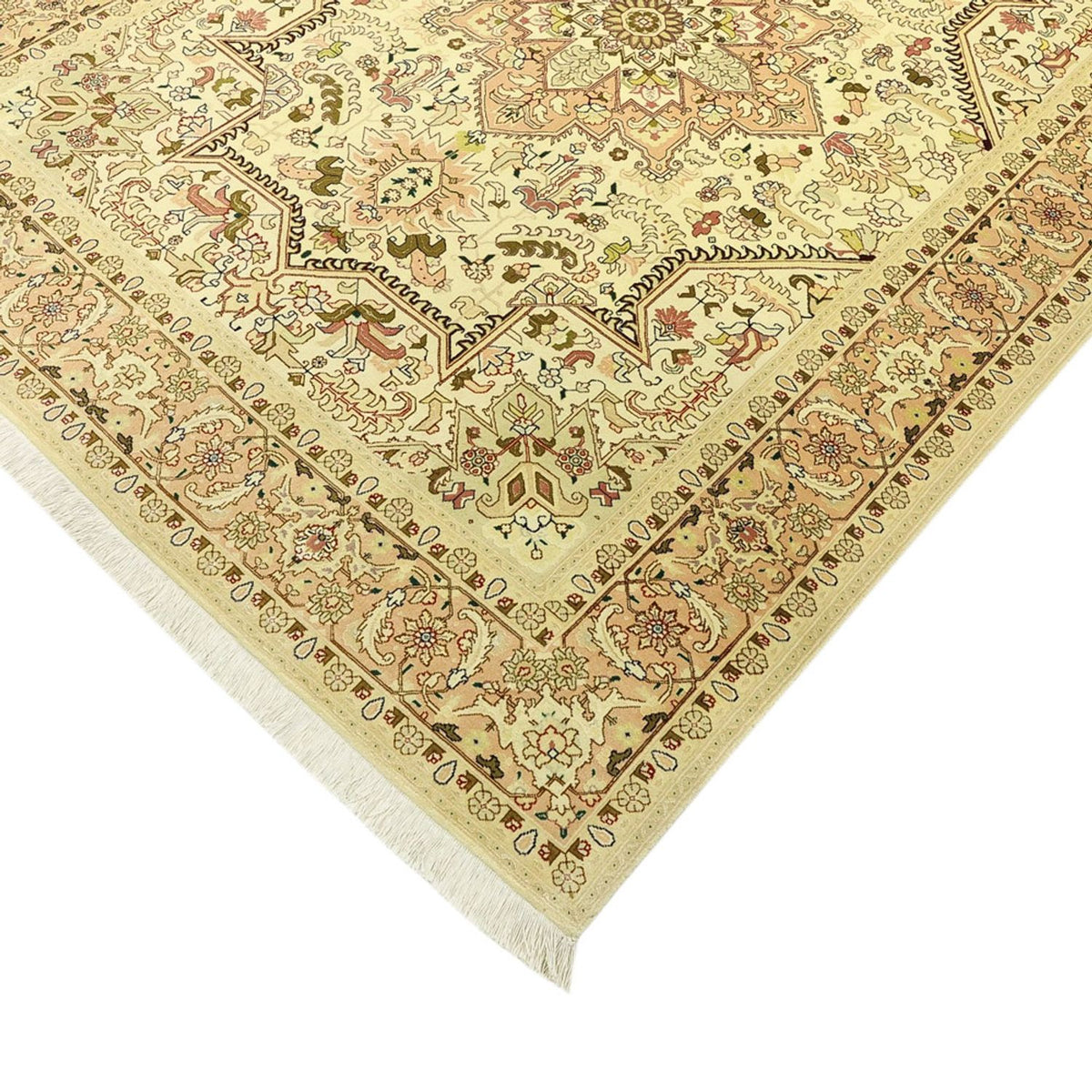 Perser Rug - Tabriz - Royal - 203 x 147 cm - beige
