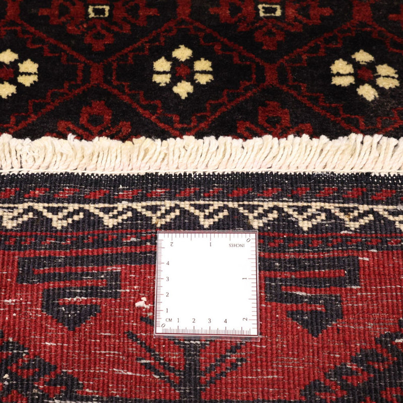 Runner Belutsch Rug - 198 x 103 cm - dark red